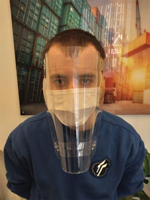 Индивидуальный защитный экран-маска Visor-20